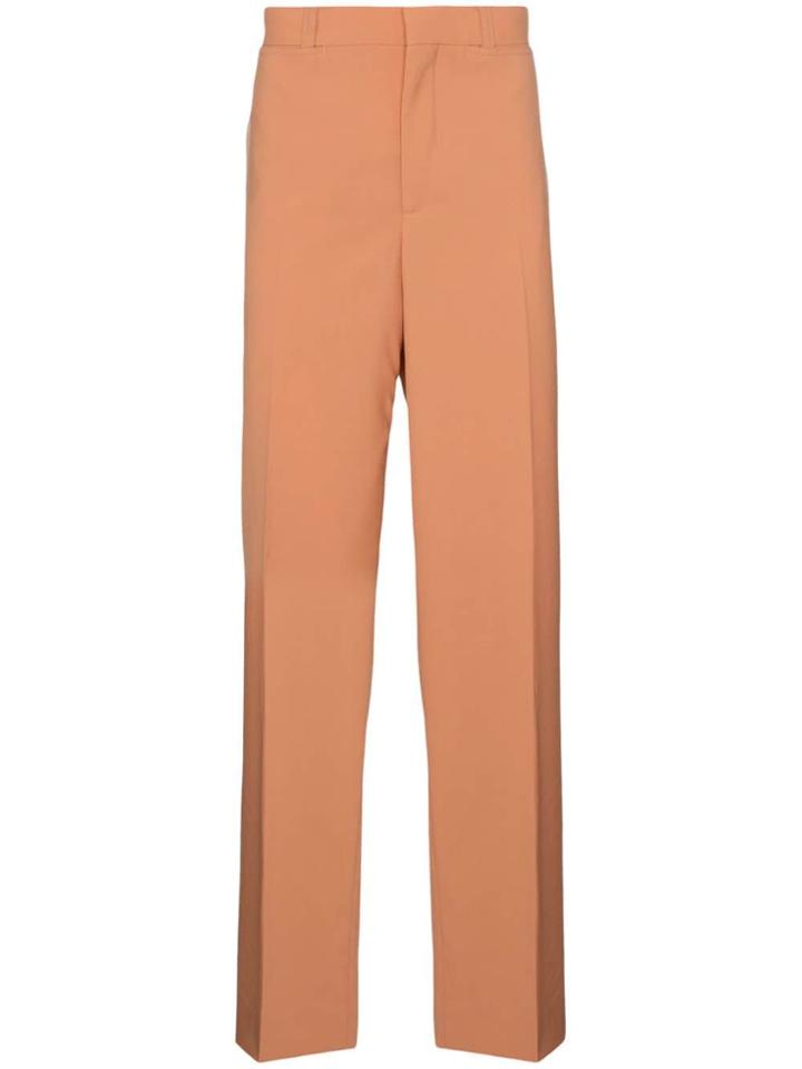 Burberry Tumbled Wide-leg Trousers - Orange