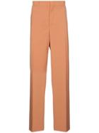 Burberry Tumbled Wide-leg Trousers - Orange
