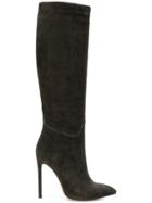 Gianni Renzi Pointed Toe Boots - Grey