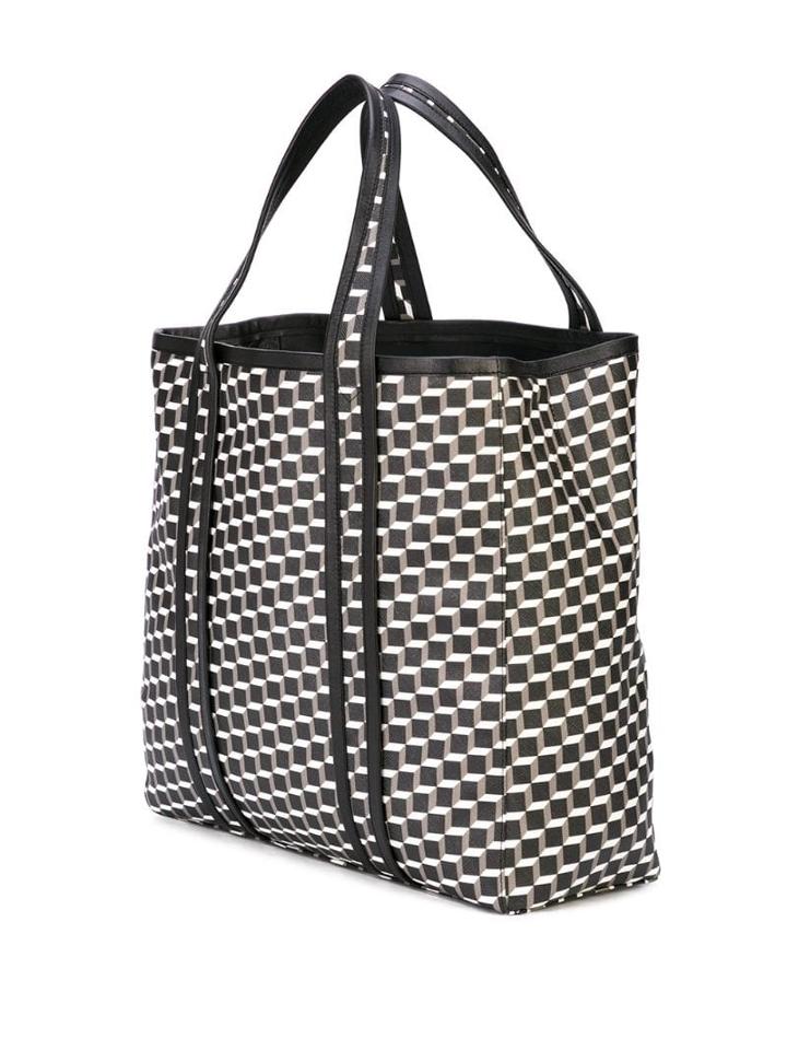 Pierre Hardy Geometric Print Archi Tote Bag - Black