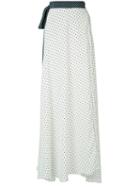 Alexis Corinna Maxi Skirt, Women's, Size: Small, White, Polyester