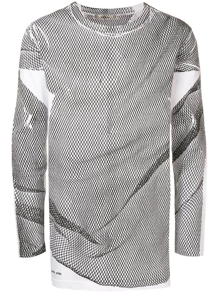 Damir Doma Mesh Knit Sweater - White