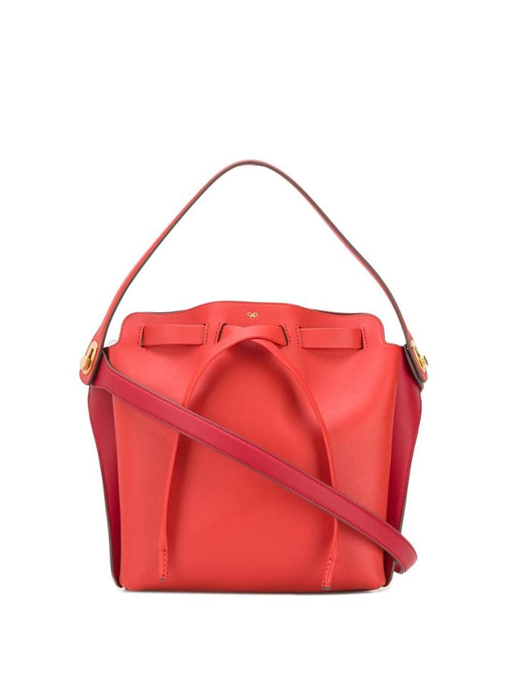 Anya Hindmarch Shoelace Drawstring Bag - Red