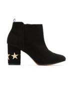 Blue Bird Shoes Suede Ankle Boots - Black
