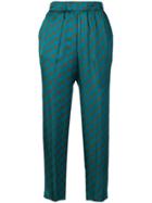 Kiltie Polka Dotted Trousers - Blue