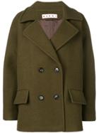 Marni Classic Double-breasted Coat - Green