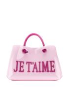 Alberta Ferretti Je T'aime Shopping Tote Bag - Pink