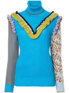 Anna October Long Sleeve Knitted Jumper - Blue