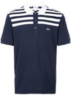 Lacoste Striped Top Polo Shirt - Blue