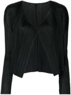 Pleats Please By Issey Miyake Pleated Blazer - Black