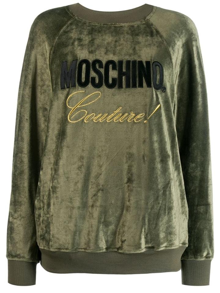 Moschino Couture! Logo Sweatshirt - Green