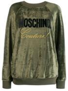 Moschino Couture! Logo Sweatshirt - Green