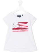 Woolrich Kids Printed T-shirt, Girl's, Size: 12 Yrs, White