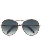 Victoria Beckham Round Frame Sunglasses - Brown