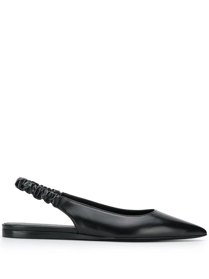 Bottega Veneta Pointed Slingback Pumps - Black