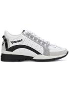 Dsquared2 Glitter Runner Sneakers - White
