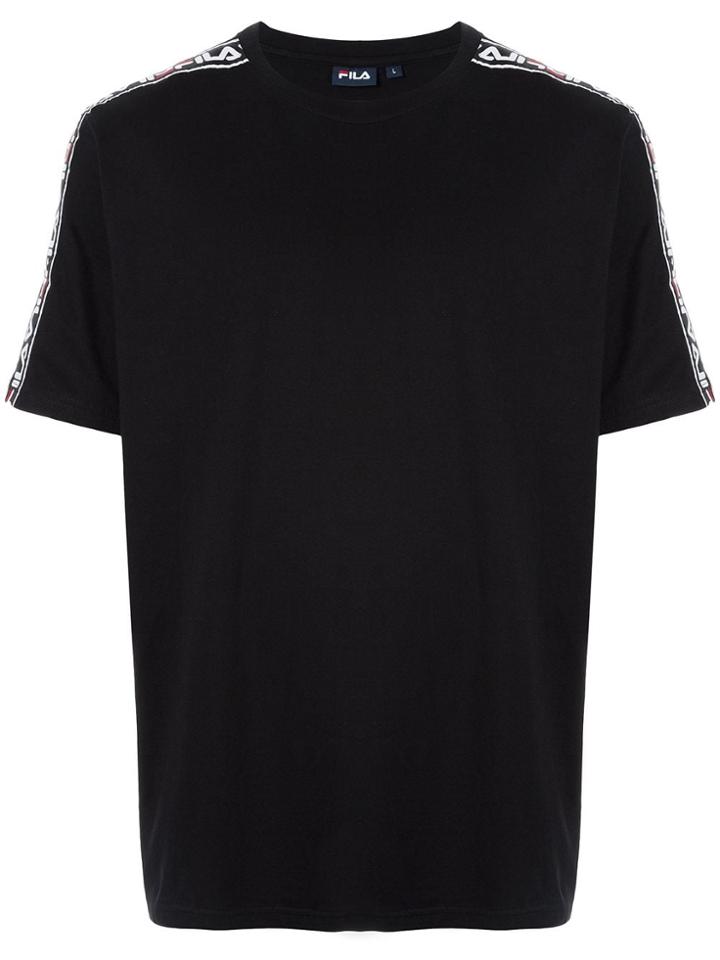 Fila Logo Tape T-shirt - Black