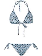 Bottega Veneta Two-piece Bikini Suit - Blue