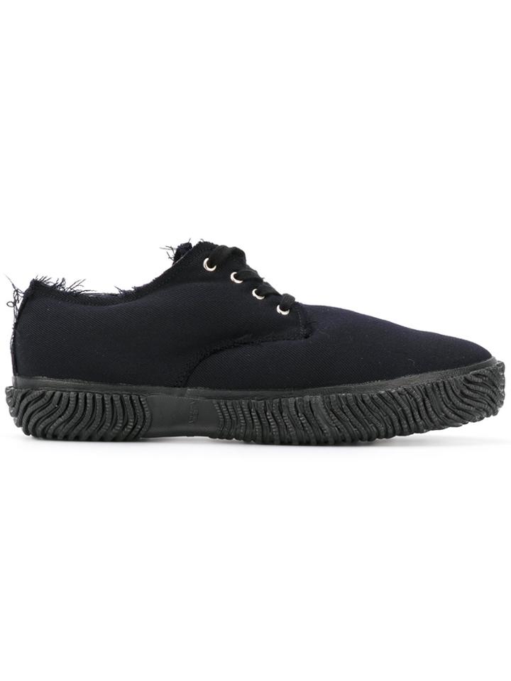 Comme Des Garçons Lace-up Sneakers - Black