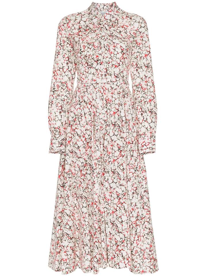 Rosie Assoulin Marble Louise Bonnet Dress - White
