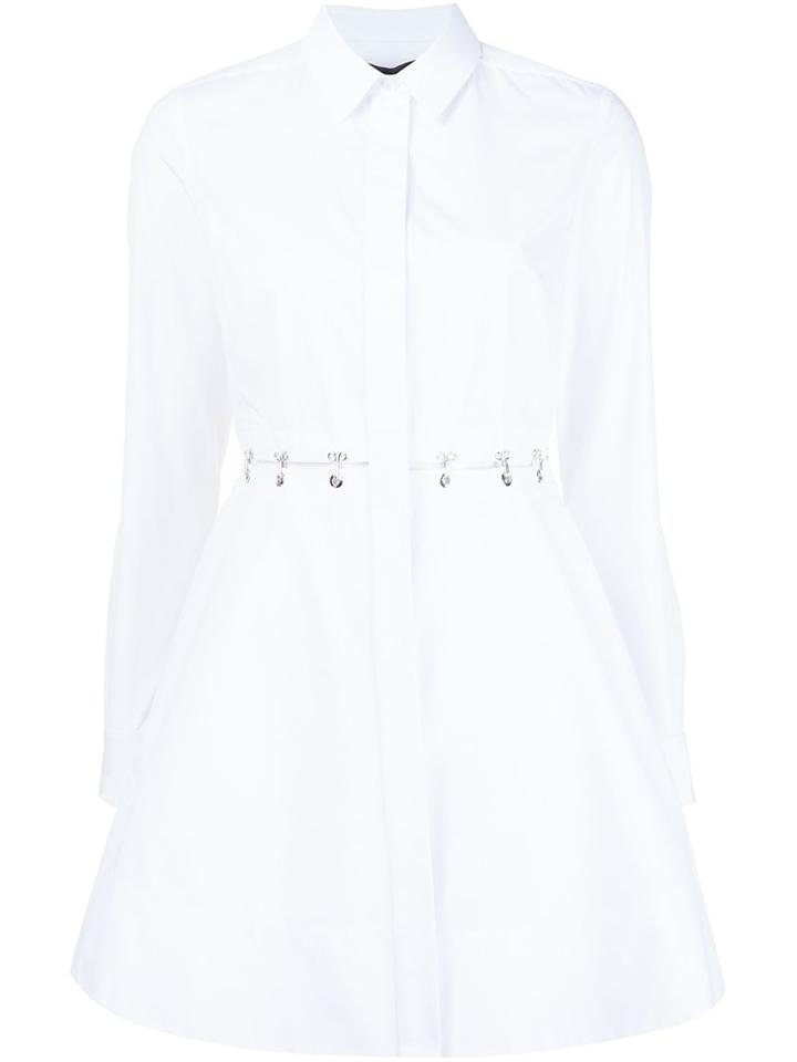 Alexander Wang A-line Shirt Dress, Women's, Size: 4, White, Cotton
