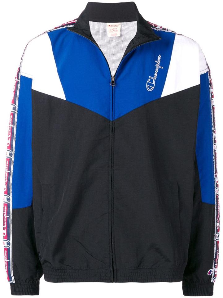 Champion Front Zip Sports Jacket - Black