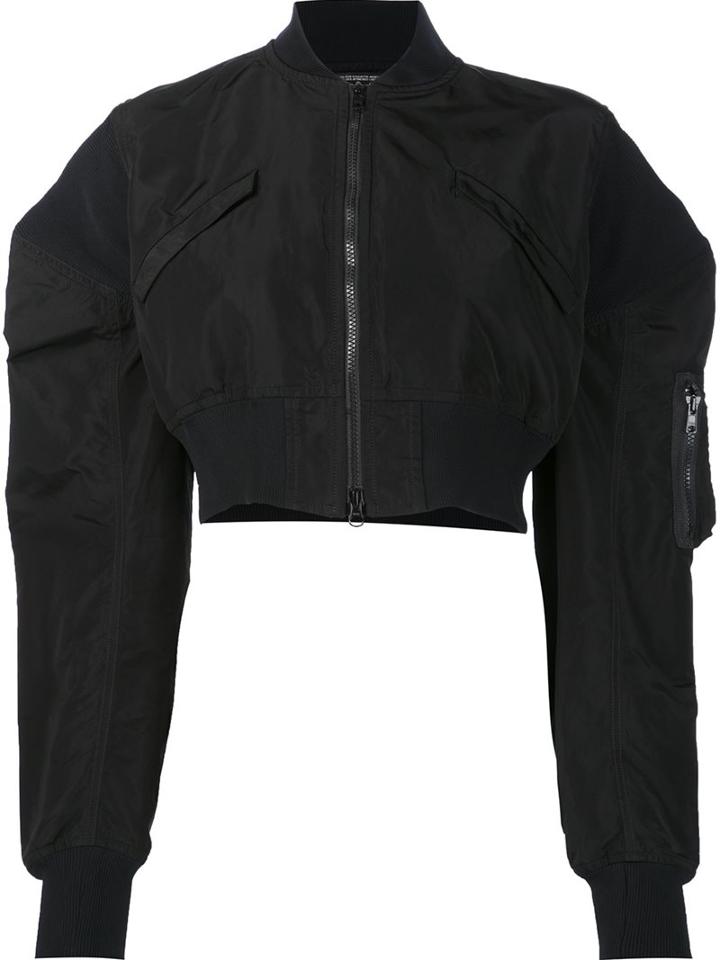 Yohji Yamamoto Cropped Bomber Jacket
