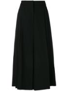 Stella Mccartney High-waisted Cropped Trousers - Black