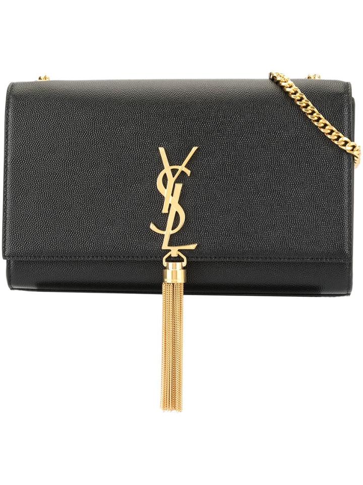 Saint Laurent Small Monogramme Shoulder Bag - Black
