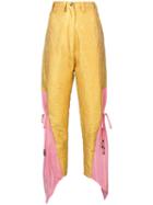 Barbara Bologna Be High Waisted Trousers - Yellow