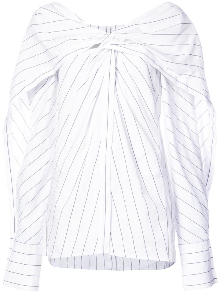 Dion Lee Reversible Twist Yoke Shirt - White