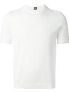 Drumohr - Knit T-shirt - Men - Cotton - 52, White, Cotton