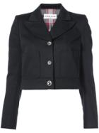 Sonia Rykiel Buttoned Cropped Jacket - Black