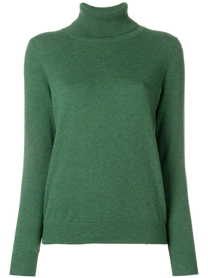 N.peal Roll Neck Jumper - Green