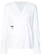 1017 Alyx 9sm Long-sleeve Wrap Shirt - White