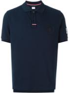 Moncler Gamme Bleu Logo Patch Polo Shirt, Men's, Size: M, Blue, Cotton