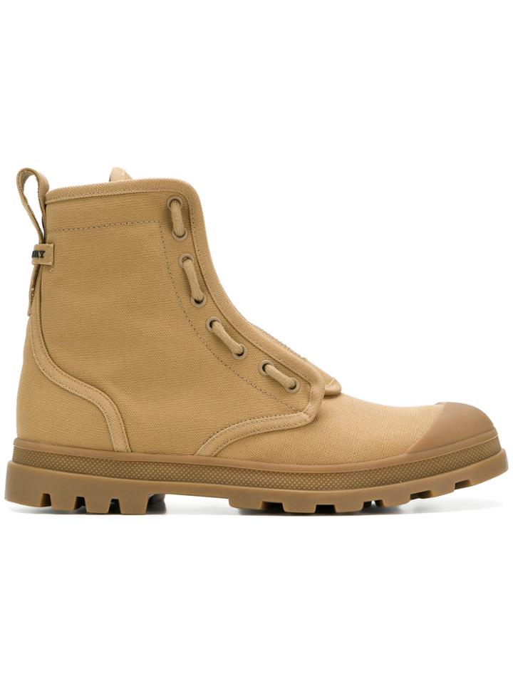 Burberry Zipped Ankle Boots - Nude & Neutrals