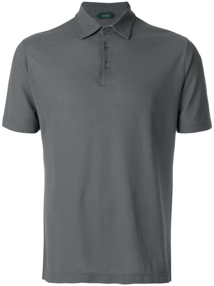 Zanone Classic Polo Shirt - Grey