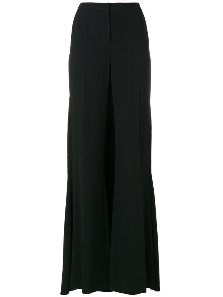 Alberta Ferretti Formal Palazzo Trousers - Black