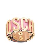 Moschino Logo Plaque Bracelet