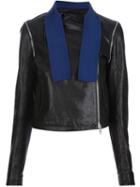 Damir Doma 'julli' Jacket, Women's, Size: 36, Black, Silk/lamb Skin/cupro