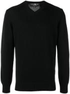 Hydrogen Thunderlight Intarsia Sweater - Black