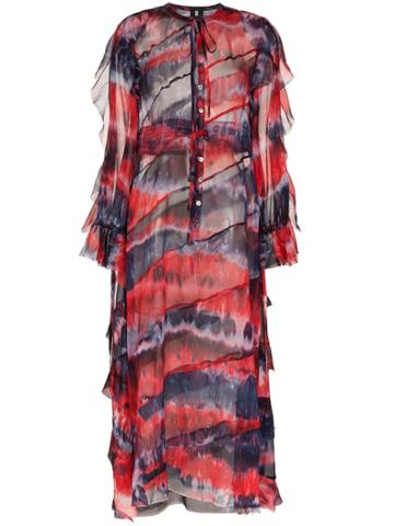 Asai Asai Vn Ls Drs Maxi Gwn - Purple