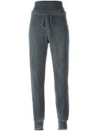 Lost & Found Rooms Tapered Track Pants, Women's, Size: Small, Grey, Cotton