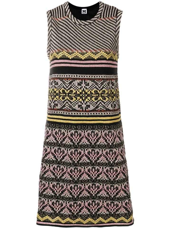M Missoni Knitted Sleeveless Dress - Multicolour