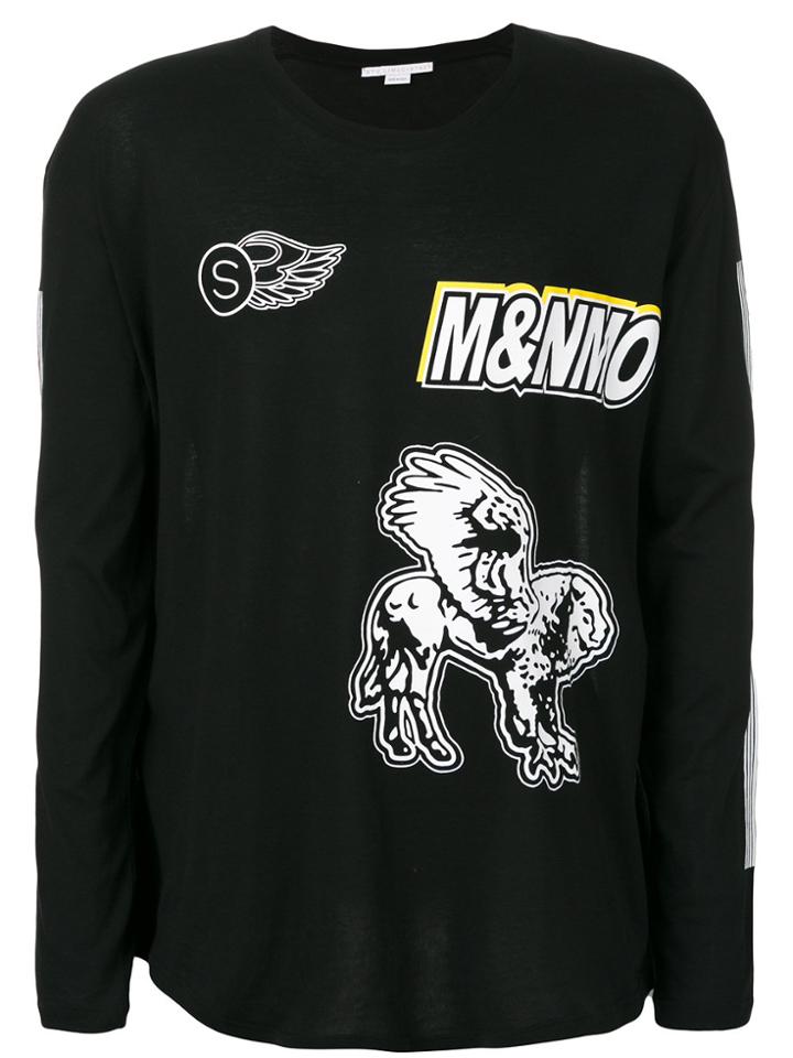 Rochambeau Star Embroidery T-shirt - Black