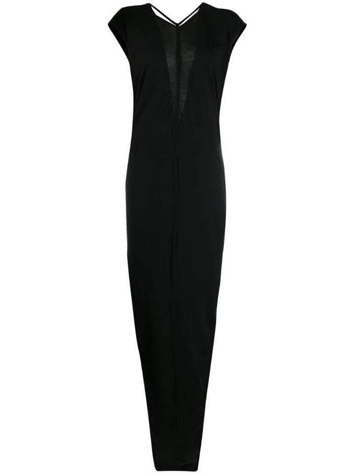 Rick Owens Drkshdw Short-sleeve Shift Dress - Black