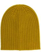Alex Mill Ribbed Beanie Hat - Yellow