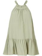 Erika Cavallini Gathered Neck Top - Green