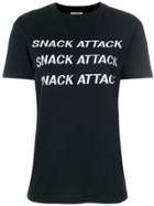 Ganni Snack Attack Printed T-shirt - Black